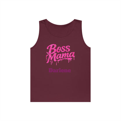 Boss Mama tank top | Personalized name option