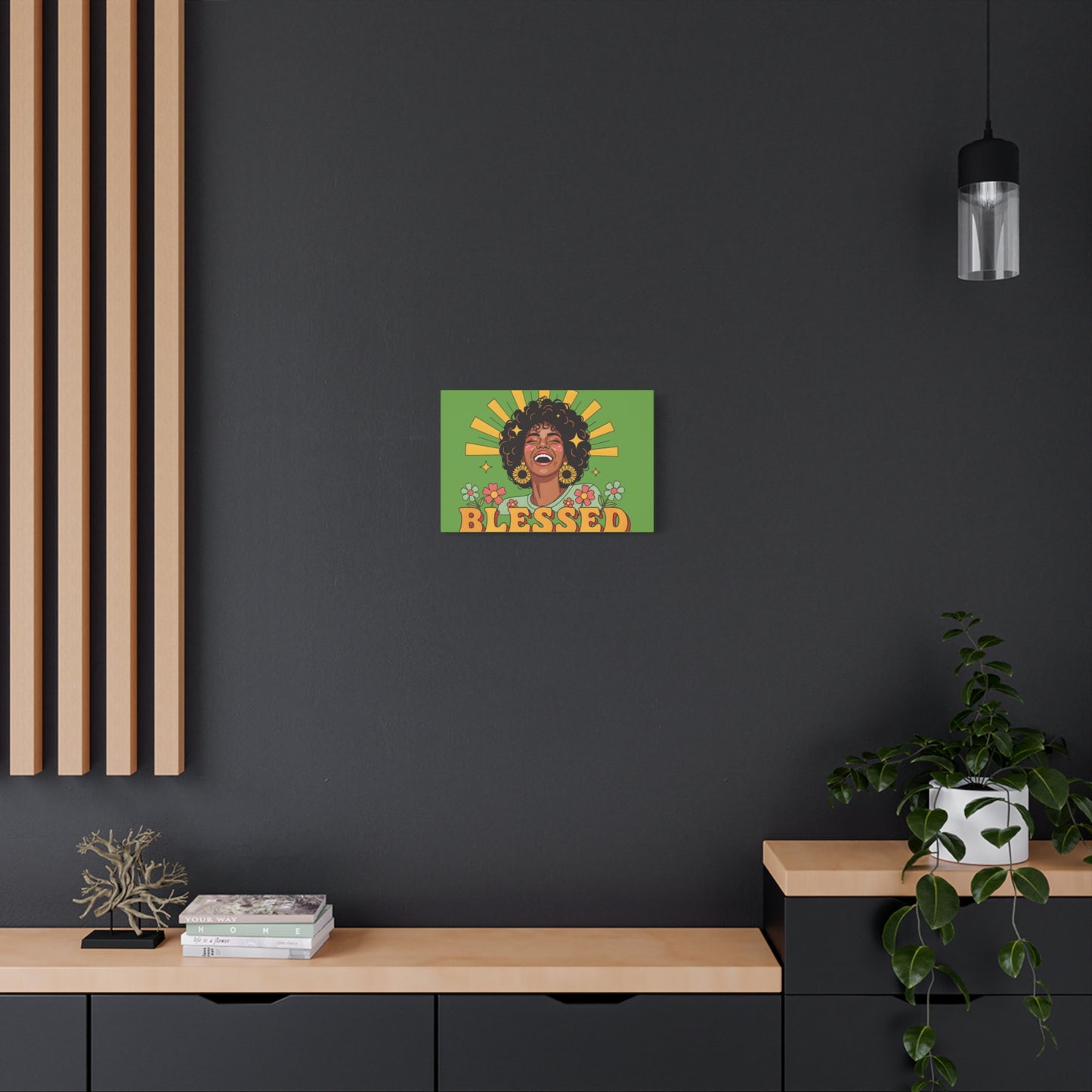Canvas Art, Empowering Positive Affirmation Wall Decor, Motivational Quote Print, Inspirational Artwork, Modern Home Office Decor, Matte