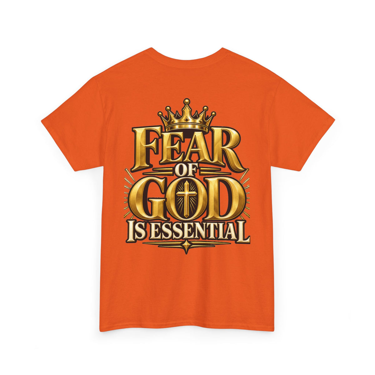 Fear of God crown logo Tee | Religious Christian faith shirt