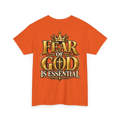 Fear of God crown logo Tee | Religious Christian faith shirt