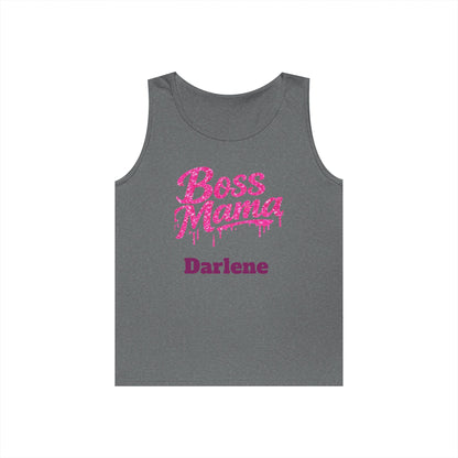 Boss Mama tank top | Personalized name option