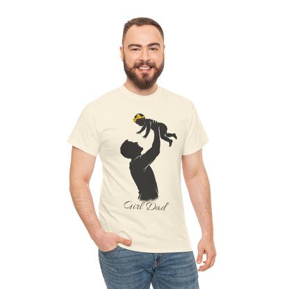 Dad Silhouette T‑Shirt – 'Girl Dad' Father & Daughter Tee