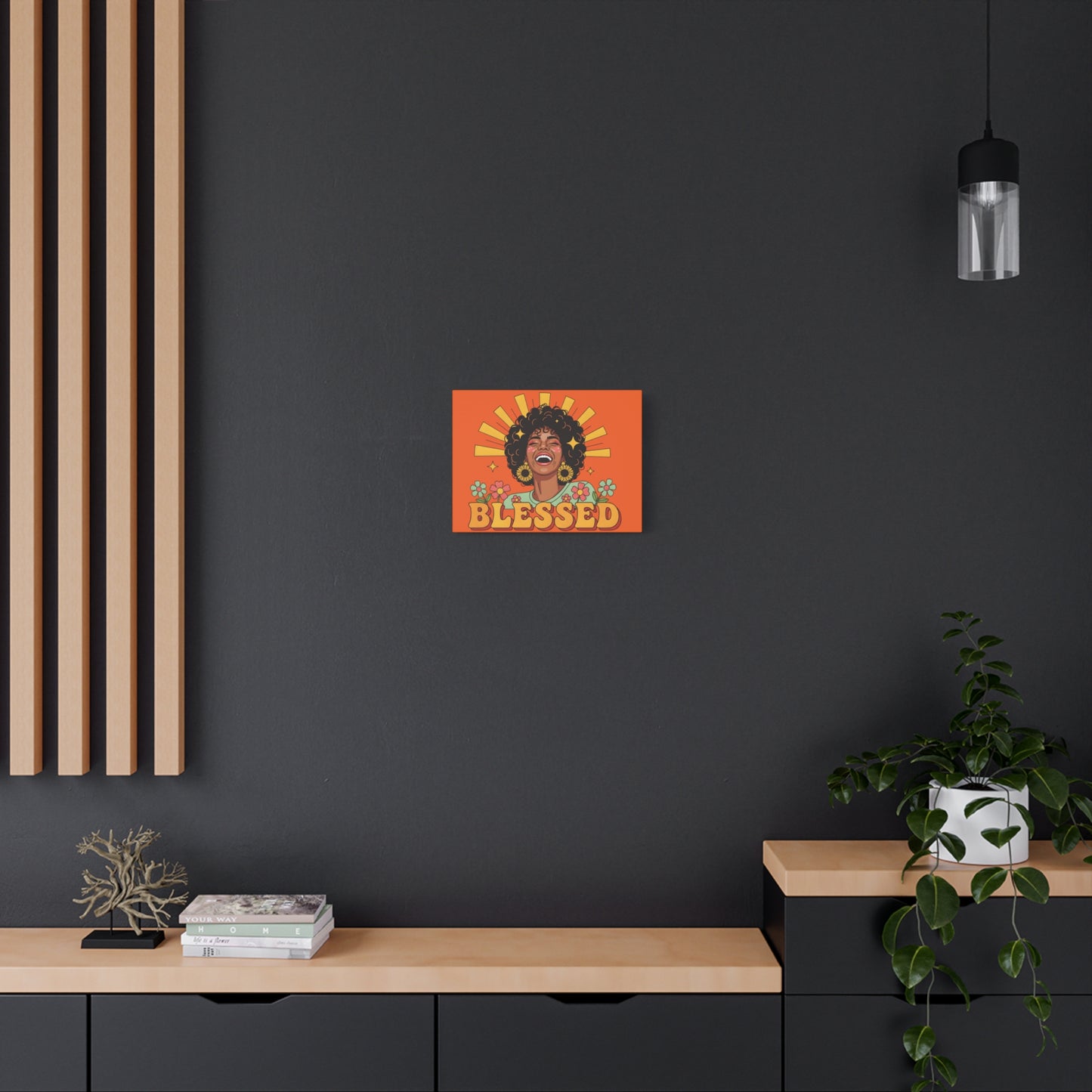Canvas Art, Empowering Positive Affirmation Wall Decor, Motivational Quote Print, Inspirational Artwork, Modern Home Office Decor, Matte
