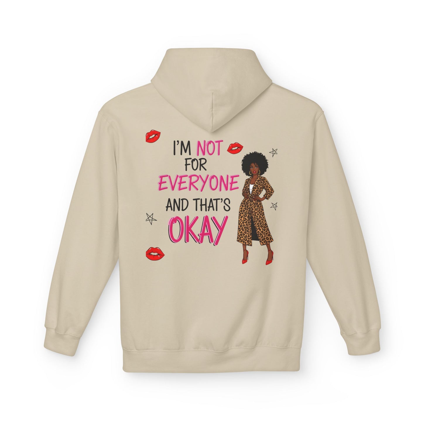 Empowering Quote Fleece Hoodie: Vintage Style, Unisex Graphic Sweatshirt, Casual Gift for Her, Inspirational Fashion, Everyday Comfort