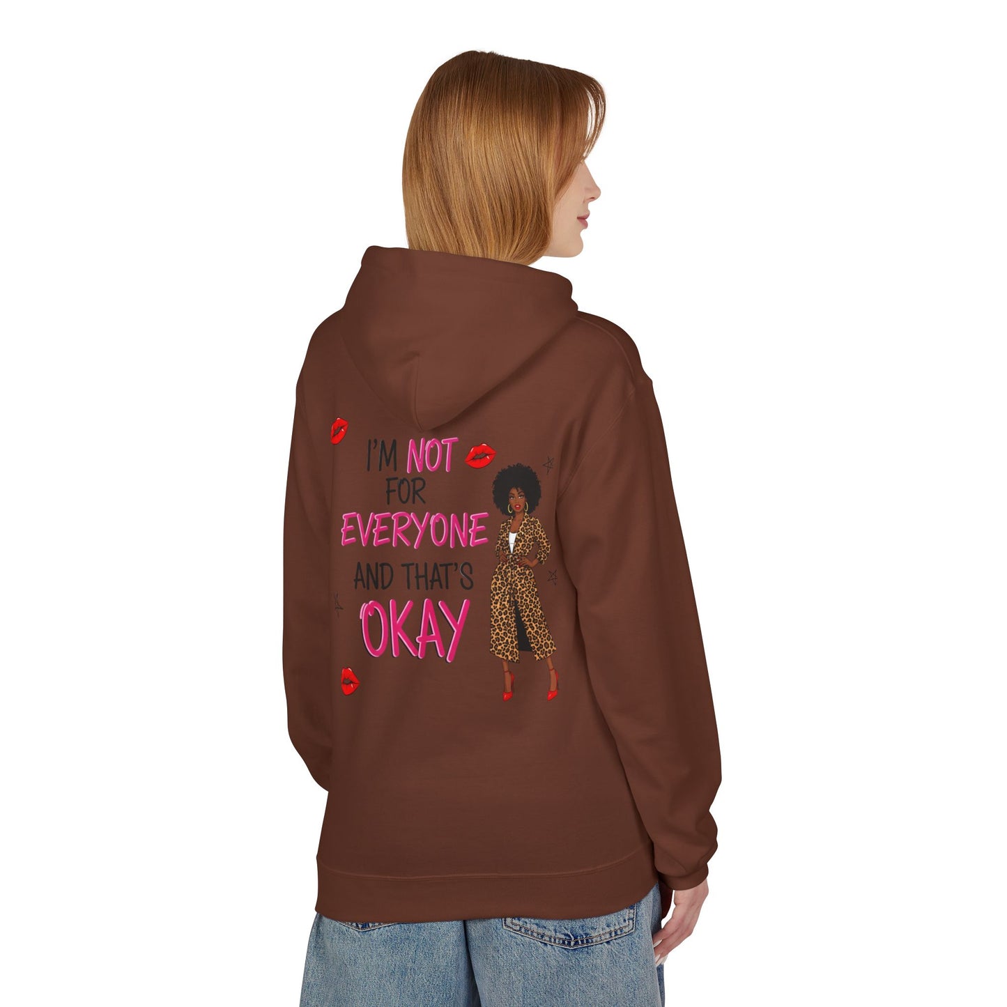 Empowering Quote Fleece Hoodie: Vintage Style, Unisex Graphic Sweatshirt, Casual Gift for Her, Inspirational Fashion, Everyday Comfort