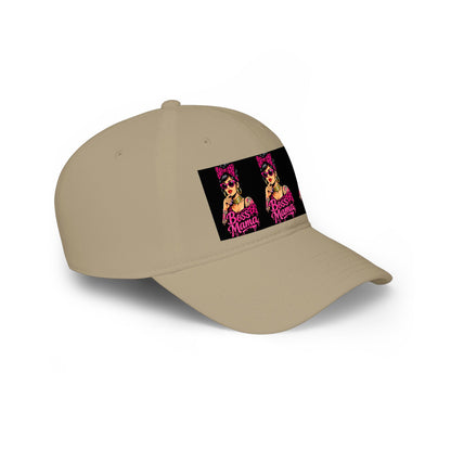 Boss Mama Low Profile Baseball Cap | Retro pop art, pink & black