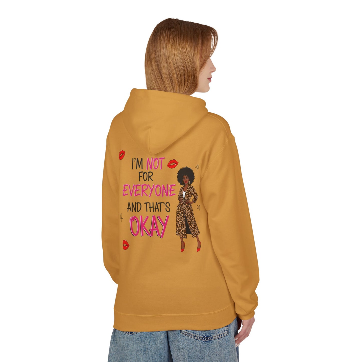 Empowering Quote Fleece Hoodie: Vintage Style, Unisex Graphic Sweatshirt, Casual Gift for Her, Inspirational Fashion, Everyday Comfort