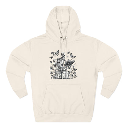 SkeletonHoodie - Perfect for Book Lovers, Readers, Unisex Sweatshirt, Relaxed Everyday Wear