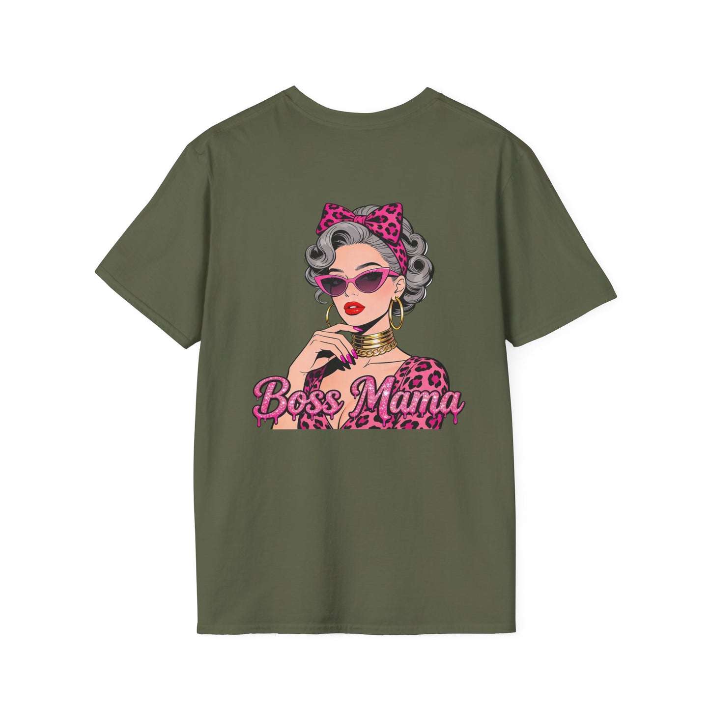 Boss Mama graphic T-Shirt | Retro Pinup Mom design