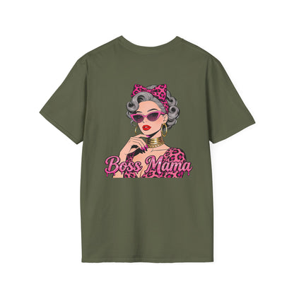 Boss Mama graphic T-Shirt | Retro Pinup Mom design