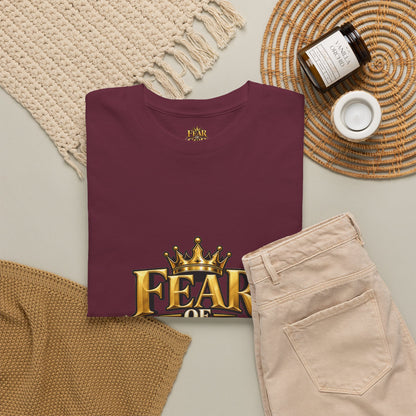 Fear of God crown logo Tee | Religious Christian faith shirt