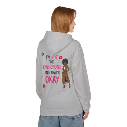 Empowering Quote Fleece Hoodie: Vintage Style, Unisex Graphic Sweatshirt, Casual Gift for Her, Inspirational Fashion, Everyday Comfort