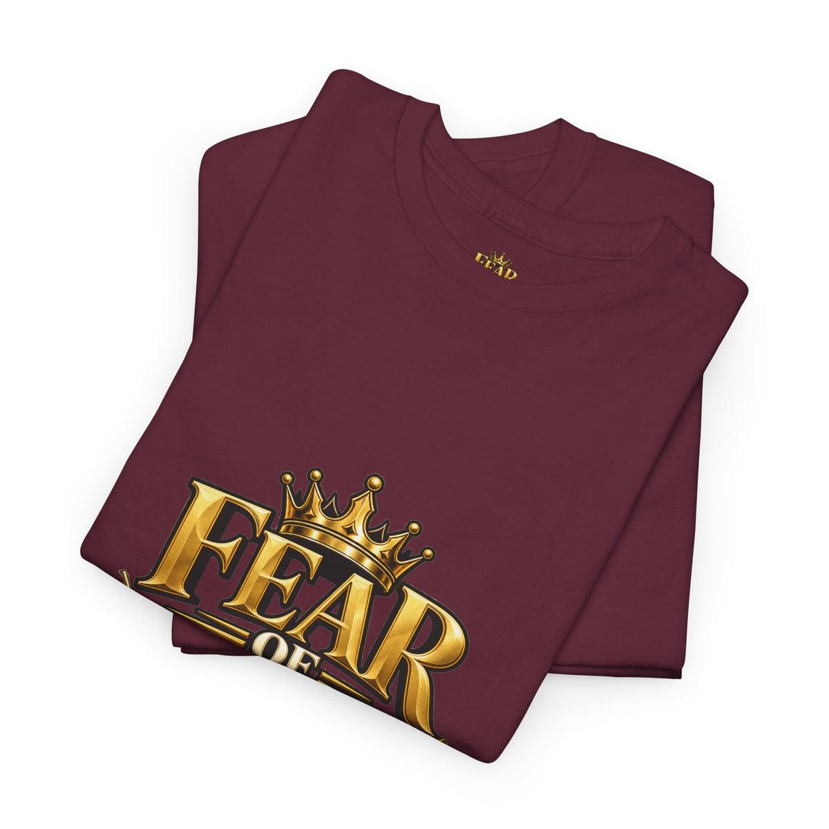 Fear of God crown logo Tee | Religious Christian faith shirt
