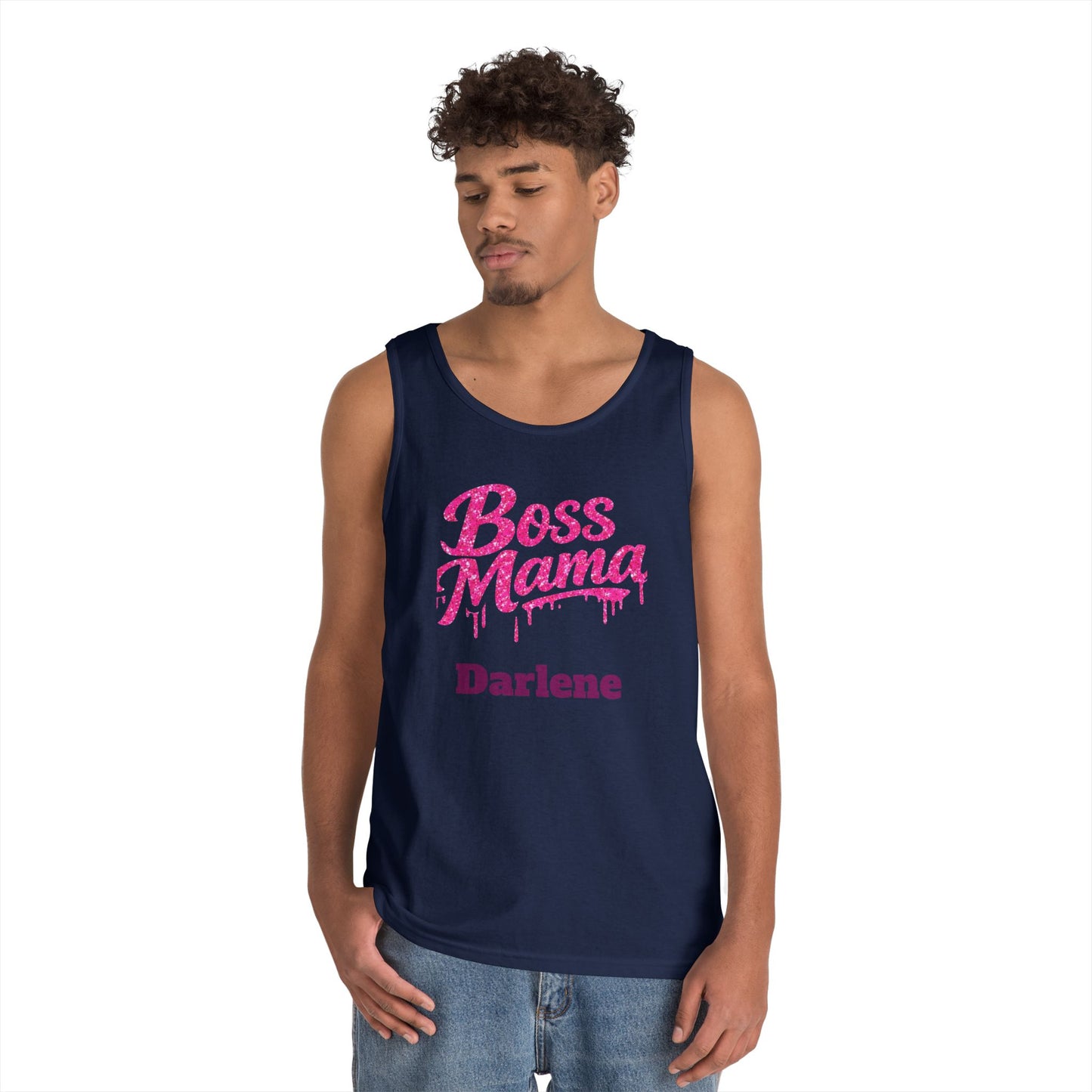Boss Mama tank top | Personalized name option