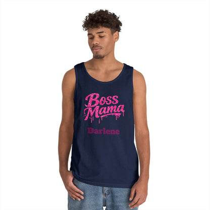 Boss Mama tank top | Personalized name option