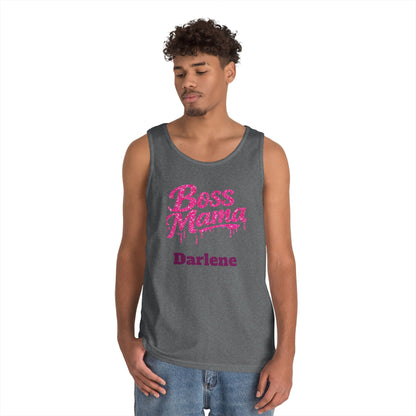 Boss Mama tank top | Personalized name option