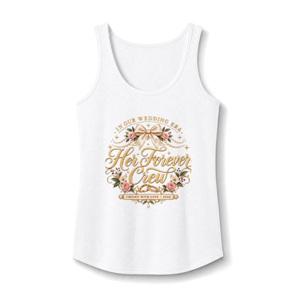 Her Forever Crew tank top | Bridal Party Floral Top