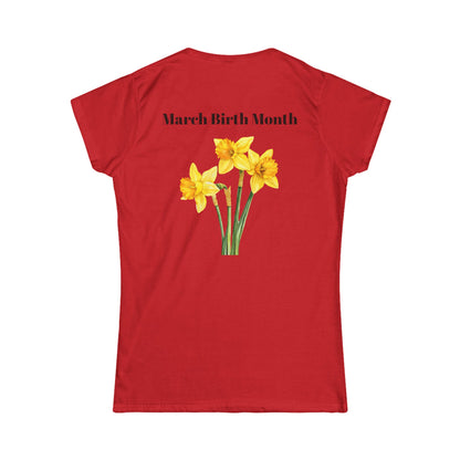 Women's Graphic Birth Month Tee