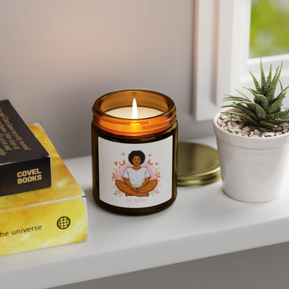 Meditation Scented Candle, Relaxation Gift, Eco-Friendly Home Decor, Spiritual Aromatherapy, Mindfulness Candle