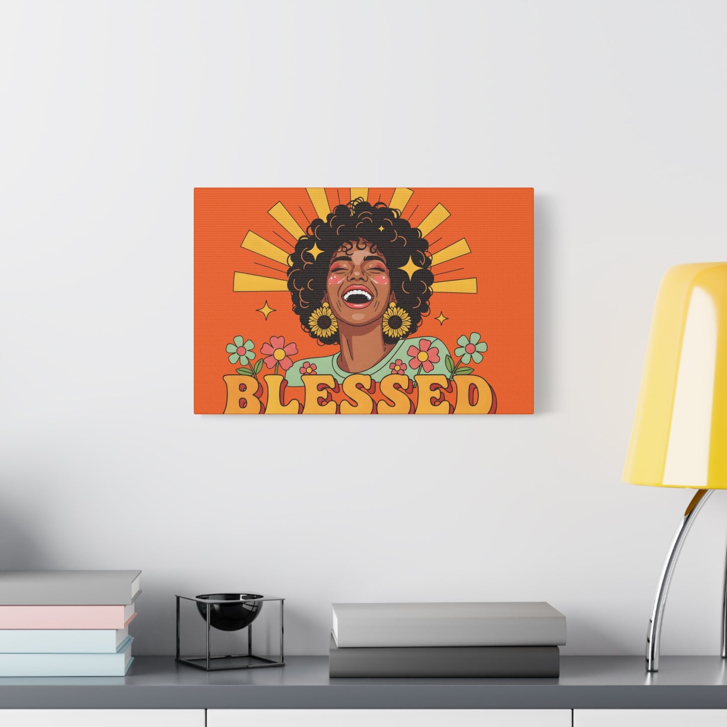 Canvas Art, Empowering Positive Affirmation Wall Decor, Motivational Quote Print, Inspirational Artwork, Modern Home Office Decor, Matte