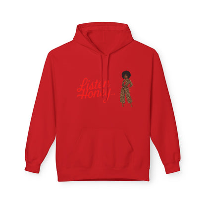 Empowering Quote Fleece Hoodie: Vintage Style, Unisex Graphic Sweatshirt, Casual Gift for Her, Inspirational Fashion, Everyday Comfort
