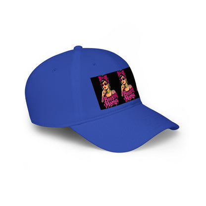 Boss Mama Low Profile Baseball Cap | Retro pop art, pink & black