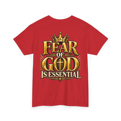 Fear of God crown logo Tee | Religious Christian faith shirt