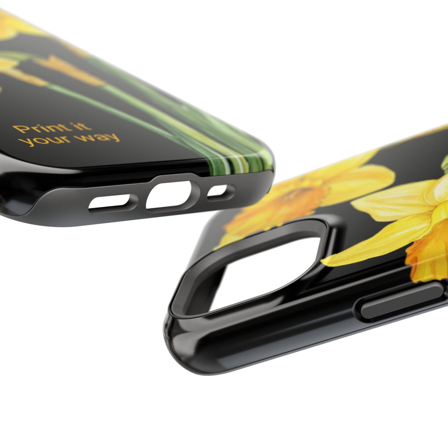Cell Phone Cases, Daffodil March Birth Flower Impact Resistant Protective Cover, Phone Accessories, Floral Tech Gear, Birthday Gift