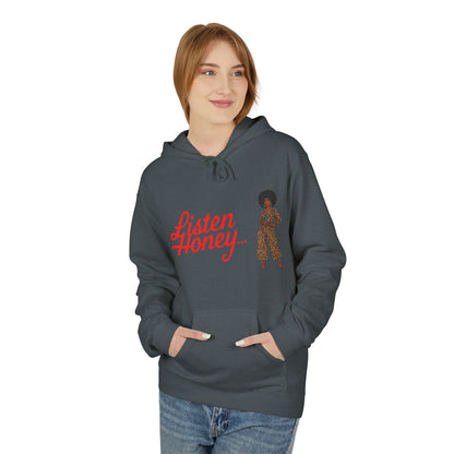 Empowering Quote Fleece Hoodie: Vintage Style, Unisex Graphic Sweatshirt, Casual Gift for Her, Inspirational Fashion, Everyday Comfort