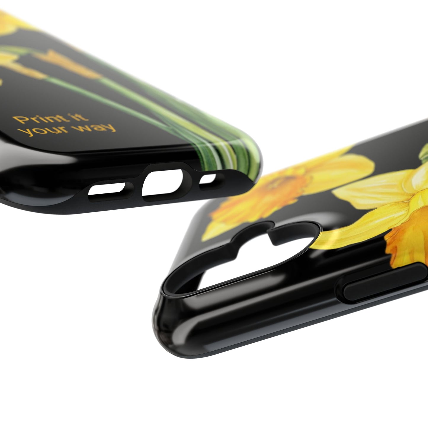 Cell Phone Cases, Daffodil March Birth Flower Impact Resistant Protective Cover, Phone Accessories, Floral Tech Gear, Birthday Gift