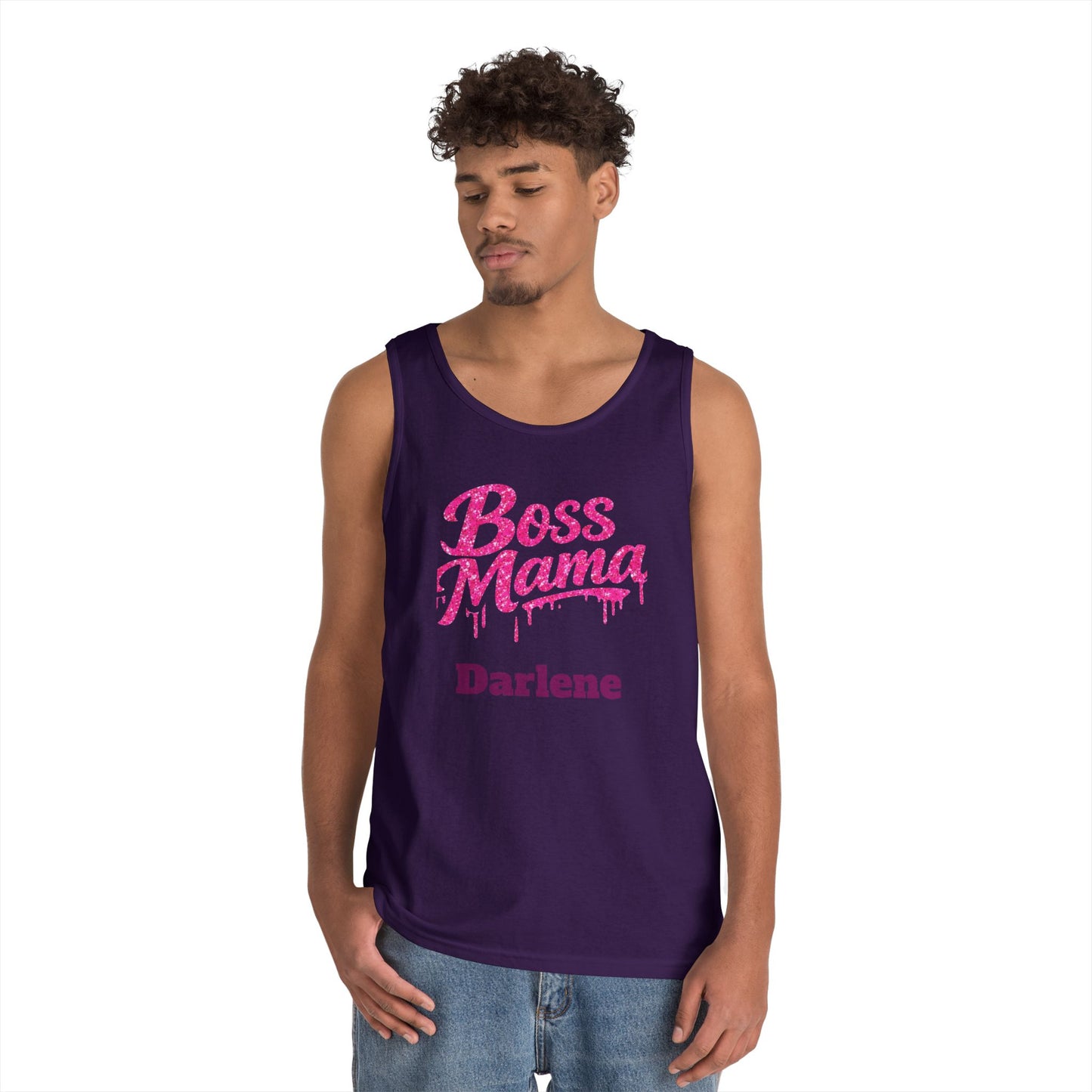 Boss Mama tank top | Personalized name option