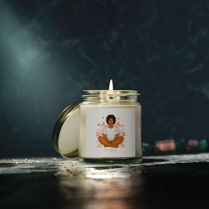 Meditation Scented Candle, Relaxation Gift, Eco-Friendly Home Decor, Spiritual Aromatherapy, Mindfulness Candle