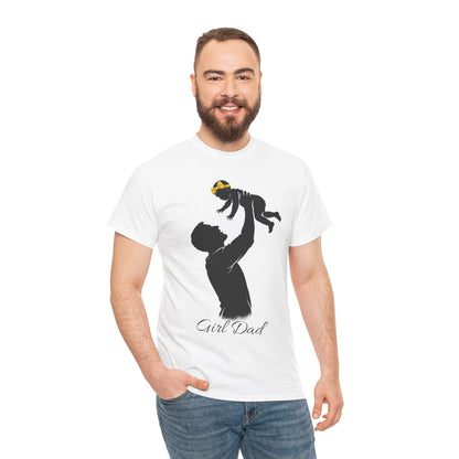 Dad Silhouette T‑Shirt – 'Girl Dad' Father & Daughter Tee