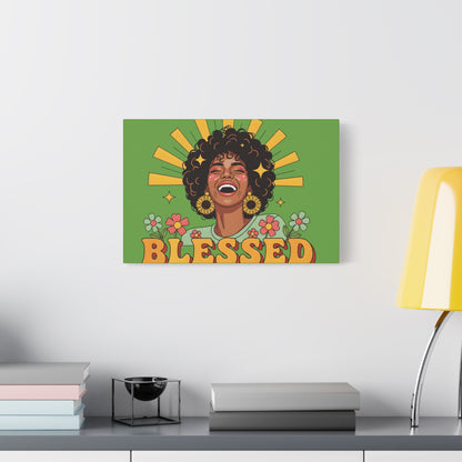 Canvas Art, Empowering Positive Affirmation Wall Decor, Motivational Quote Print, Inspirational Artwork, Modern Home Office Decor, Matte
