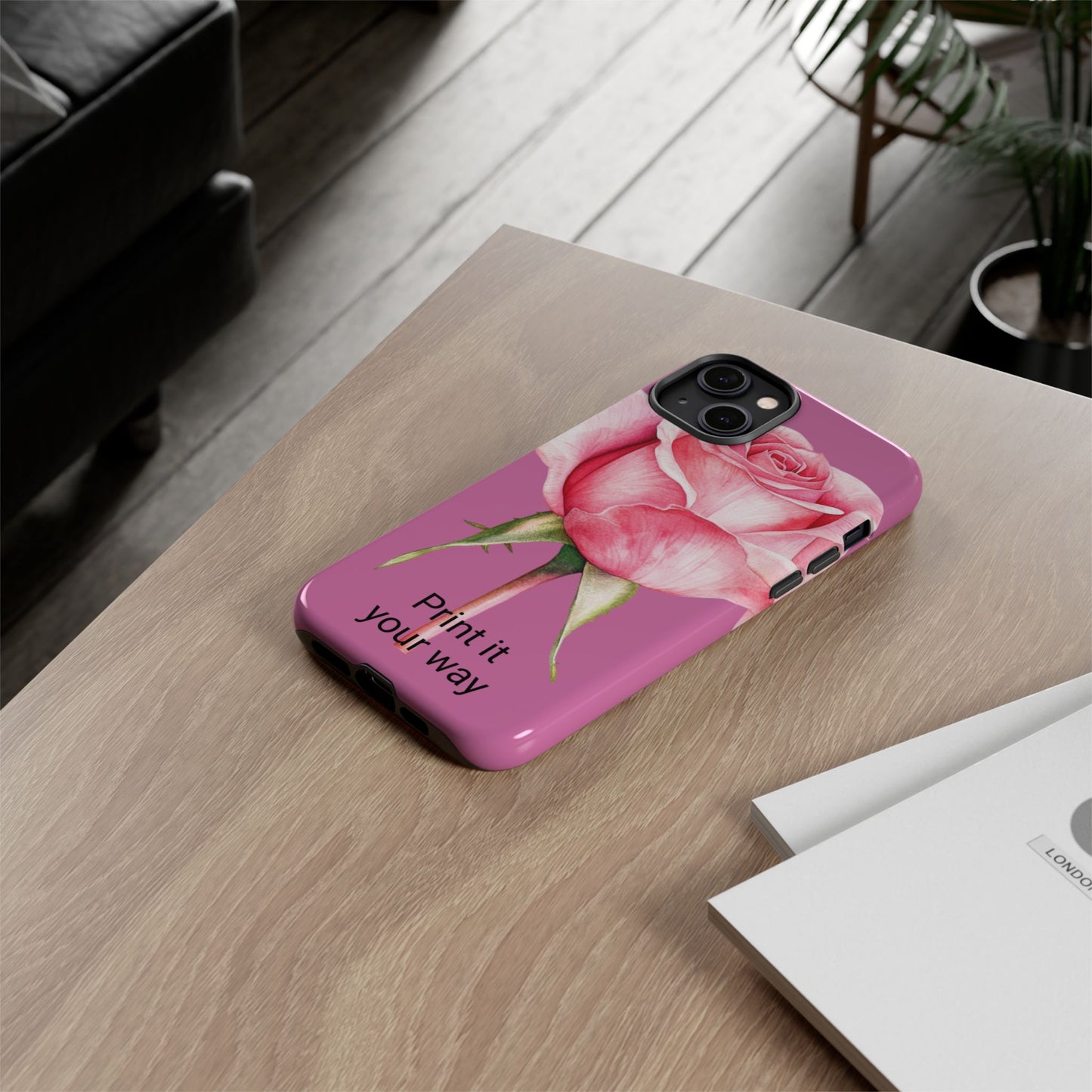 Custom cell phone case, Personalized Gift for Her, Inspirational, Elegant