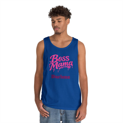 Boss Mama tank top | Personalized name option