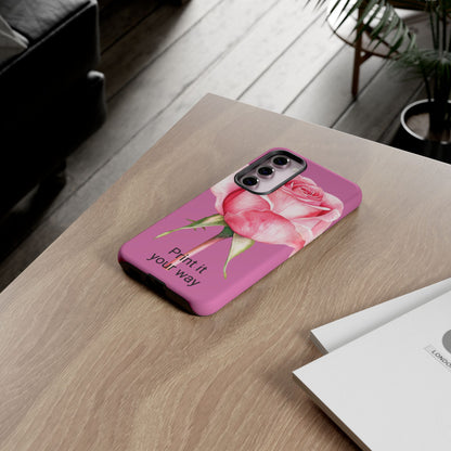 Custom cell phone case, Personalized Gift for Her, Inspirational, Elegant