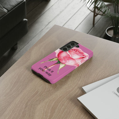 Custom cell phone case, Personalized Gift for Her, Inspirational, Elegant