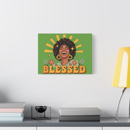 Canvas Art, Empowering Positive Affirmation Wall Decor, Motivational Quote Print, Inspirational Artwork, Modern Home Office Decor, Matte