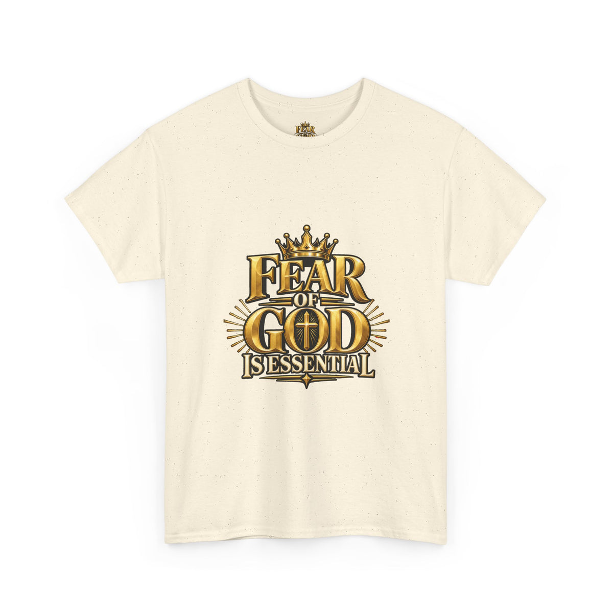 Fear of God crown logo Tee | Religious Christian faith shirt