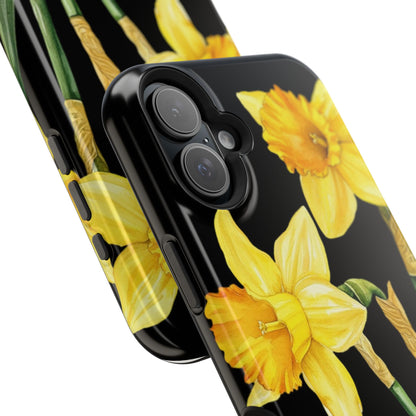 Cell Phone Cases, Daffodil March Birth Flower Impact Resistant Protective Cover, Phone Accessories, Floral Tech Gear, Birthday Gift