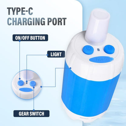 AquaBlast Pro™ – Rechargeable Outdoor Shower Pump for Camping, Pets & Cars