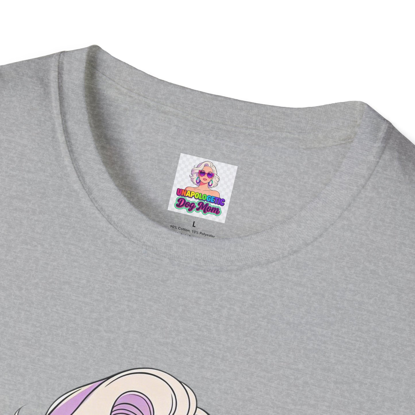 Unapologetic Dog Mom T-Shirt —  Pop Art Graphic Tee for Proud Dog Lovers