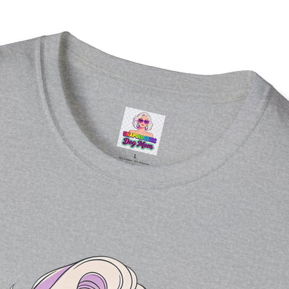 Unapologetic Dog Mom T-Shirt —  Pop Art Graphic Tee for Proud Dog Lovers