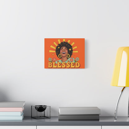 Canvas Art, Empowering Positive Affirmation Wall Decor, Motivational Quote Print, Inspirational Artwork, Modern Home Office Decor, Matte