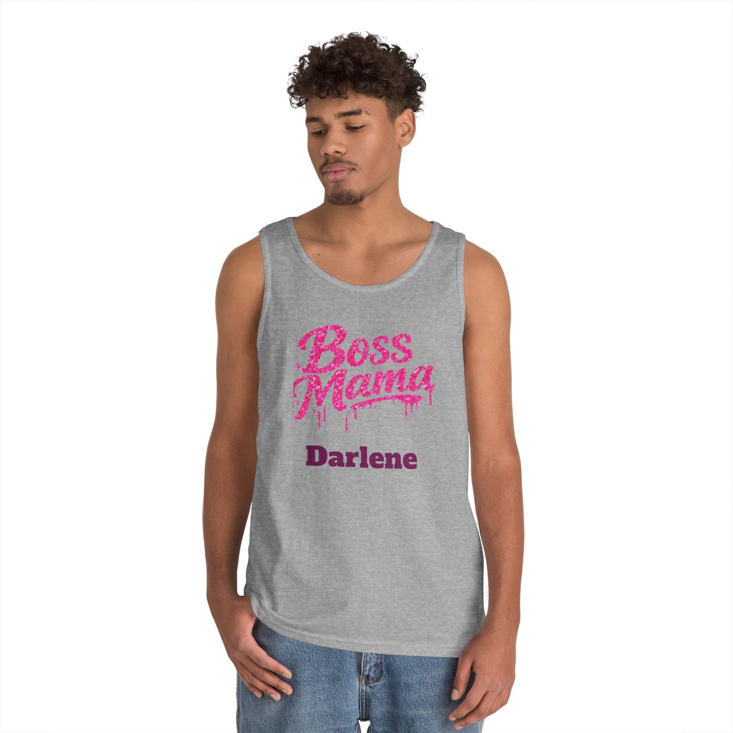 Boss Mama tank top | Personalized name option