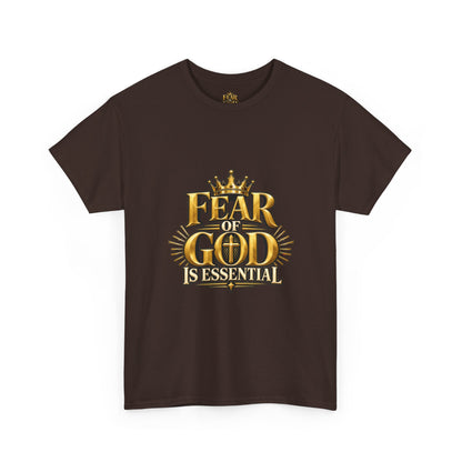 Fear of God crown logo Tee | Religious Christian faith shirt