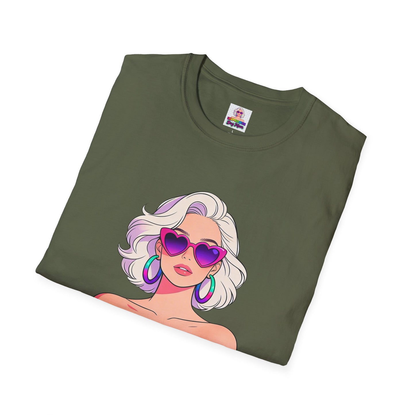 Unapologetic Dog Mom T-Shirt —  Pop Art Graphic Tee for Proud Dog Lovers