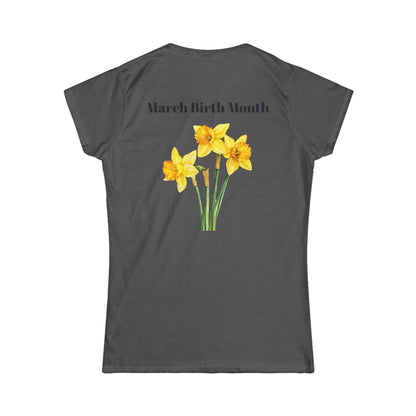Women's Graphic Birth Month Tee