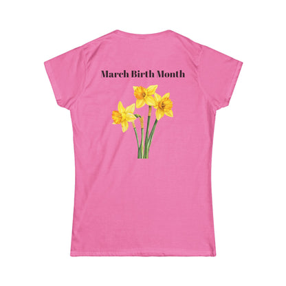 Women's Graphic Birth Month Tee